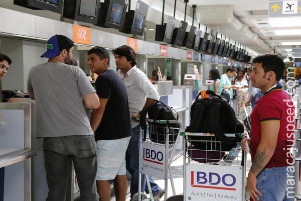 Paralisação em aeroportos pode atrasar pousos em Campo Grande Paralisação em aeroportos pode atrasar pousos em Campo Grande