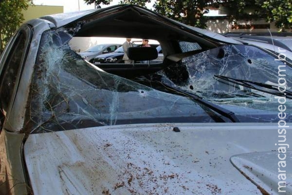 Após perseguição e troca de tiro Choque mata assaltante que roubou Hilux