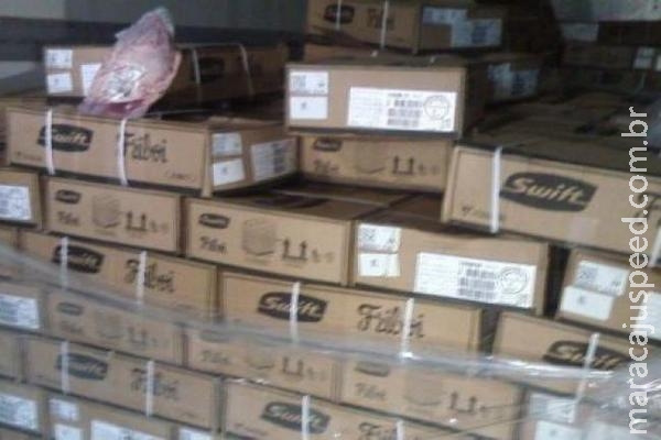 Polícia apreende no Paraná carga de carne vencida que saiu de MS