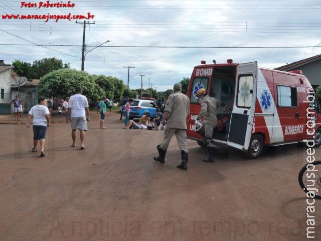 Maracaju: Adolescente conduzindo veículo se envolve em colisão com motociclista na Vila Prateada Maracaju: Adolescente conduzindo veículo se envolve em colisão com motociclista na Vila Prateada