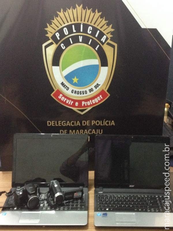 Polícia Civil de Maracaju recupera eletrônicos furtados de escola