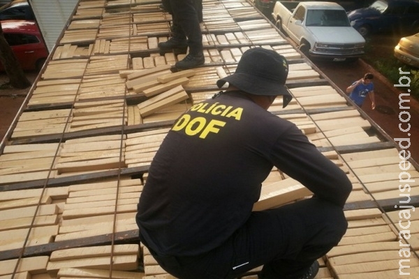 Carga de droga interceptada pelo DOF na BR-163 é avaliada em R$ 2 milhões Carga de droga interceptada pelo DOF na BR-163 é avaliada em R$ 2 milhões