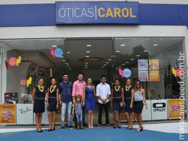 Na manhã de ontem (quinta/25) foi inaugurada em Maracaju a mais nova Loja das Óticas Carol