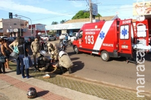 Motociclista se desequilibra, cai e é atropelado por carro na Ceará Motociclista se desequilibra, cai e é atropelado por carro na Ceará