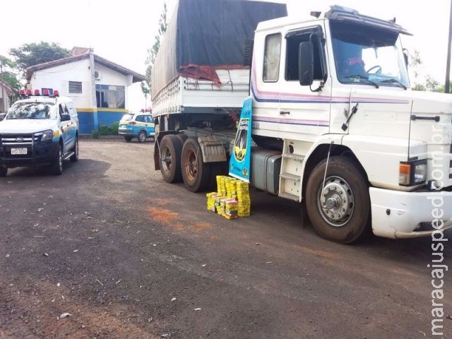 Polícia Militar Rodoviária apreende 94 kg de cocaína na MS-164 em carreta com placas de Maracaju Polícia Militar Rodoviária apreende 94 kg de cocaína na MS-164 em carreta com placas de Maracaju