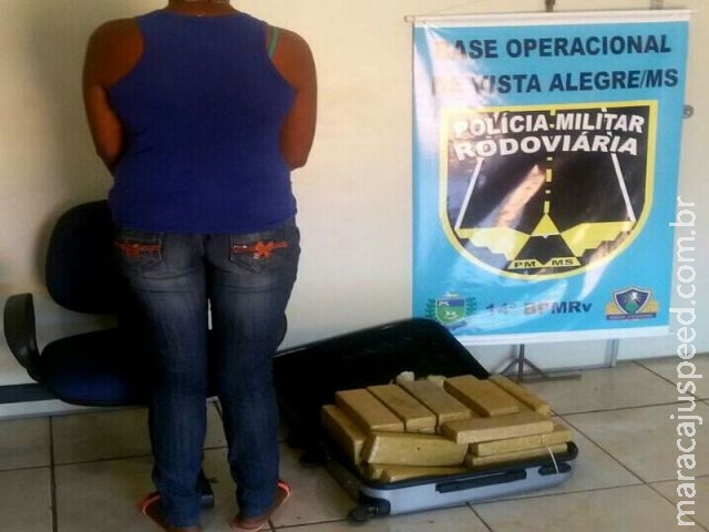 PRE BOP Vista Alegre apreende 24 kg de maconha que tinha como destino a Bahia e prende mulher por tráfico internacional de drogas PRE BOP Vista Alegre apreende 24 kg de maconha que tinha como destino a Bahia e prende mulher por tráfico internacional de drogas