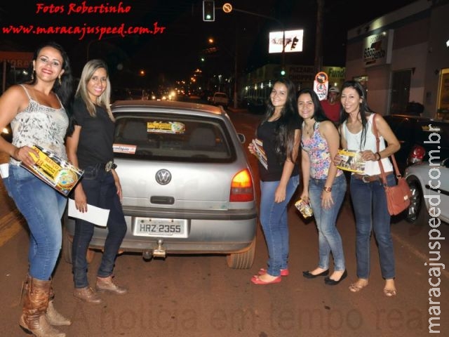 Rodeio Nacional  - Pit Stop de panfletagem e adesivagem de veículos na Rua 11 de Junho em Maracaju