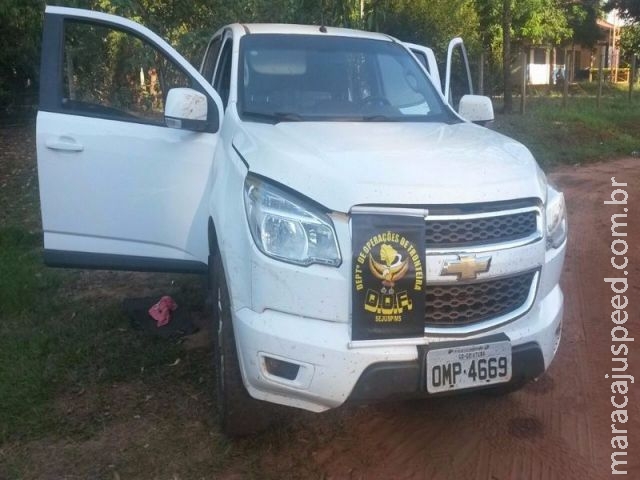 DOF recupera caminhonete roubada em Ponta Porã na região de Maracaju