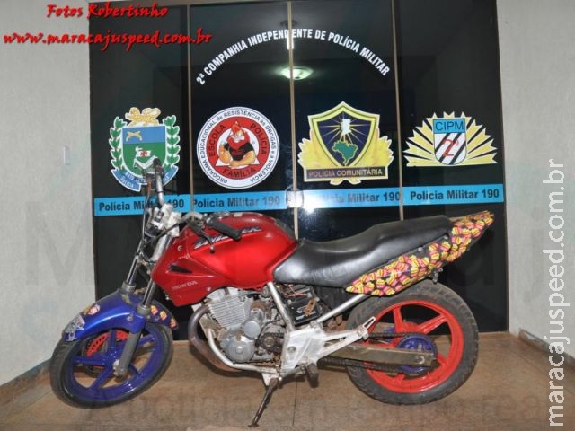 Maracaju: Motoqueiro do “apavorô” rodou na mão da PM Maracaju: Motoqueiro do “apavorô” rodou na mão da PM