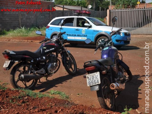 Polícia Militar de Maracaju recupera nesta manhã, duas motocicletas furtadas Polícia Militar de Maracaju recupera nesta manhã, duas motocicletas furtadas