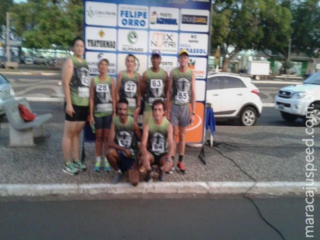 Atletas de Maracaju participam de corrida “Noturna da Saúde” na cidade de Jardim