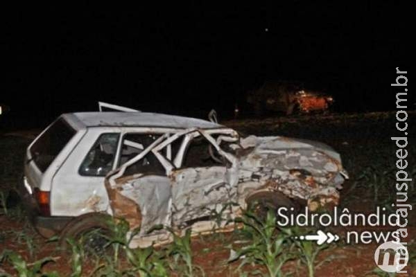 Motoristas somem após colisão frontal na MS-162 que matou passageira Motoristas somem após colisão frontal na MS-162 que matou passageira