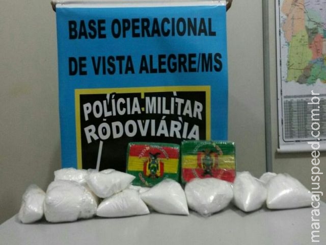 Maracaju: PRE BOP Vista Alegre apreende 9,2 kg de cocaína encondida em painel de veículo Maracaju: PRE BOP Vista Alegre apreende 9,2 kg de cocaína encondida em painel de veículo