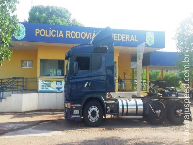 PRF recupera caminhão roubado no MT