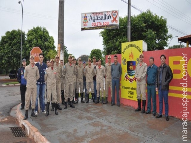 13º Subgrupamento de Bombeiros Militar Independente em Maracaju lança Campanha do Agasalho 2016 13º Subgrupamento de Bombeiros Militar Independente em Maracaju lança Campanha do Agasalho 2016