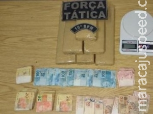 Homem tenta subornar polícia, após ser preso com cocaína e R$ 19 mil