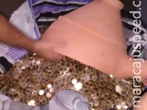 Polícia Militar encontra R$ 51 mil em cofrinhos de ponto de venda de droga