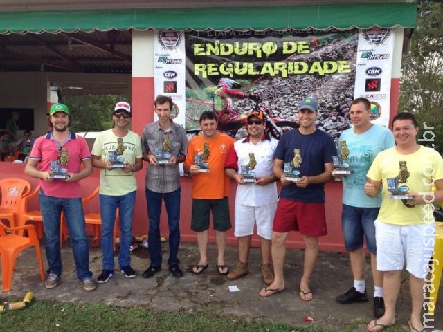 Pilotos maracajuenses conquistam troféus na 1ª Etapa de Enduro de Regularidade do estado