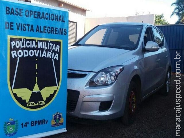 Maracaju: PRE BOP Vista Alegre recupera veículo produto de roubo ocorrido no estado de Goiás