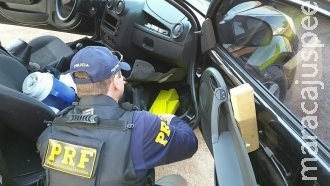 Paulista é preso com carro lotado de droga na fronteira