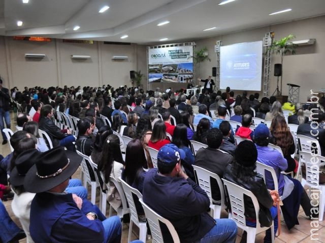 Maracaju: Palestra reuniu cerca de 500 pessoas no primeiro dia da Expomara