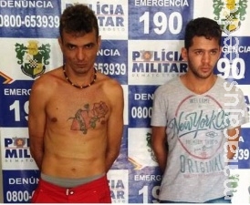 Dois são presos suspeitos de participar de assalto a casa lotérica