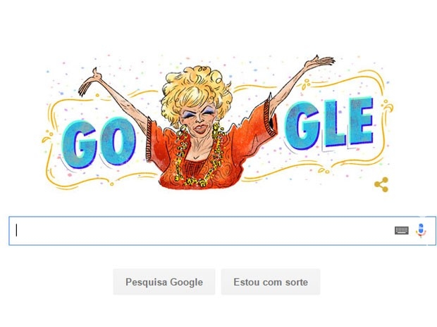 Dercy Gonçalves é homenageada em doodle do Google Dercy Gonçalves é homenageada em doodle do Google