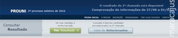 Resultado da 2ª chamada do Prouni 2/2016 é divulgado Resultado da 2ª chamada do Prouni 2/2016 é divulgado