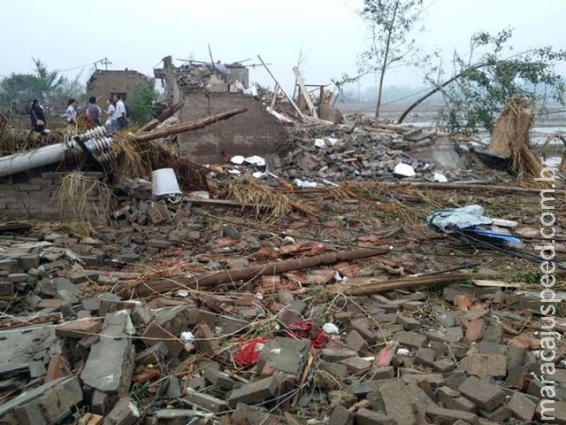 Tornado causa destruição e deixa pelo menos 51 mortos na China