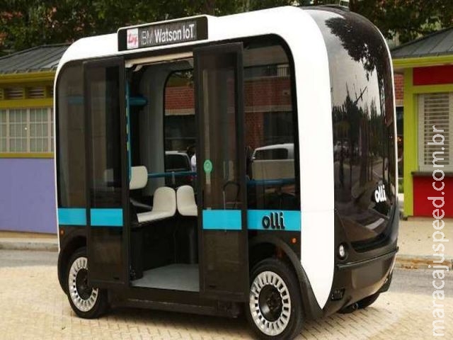 Ônibus que dirige sozinho tem inteligência artificial para conversar com você Ônibus que dirige sozinho tem inteligência artificial para conversar com você