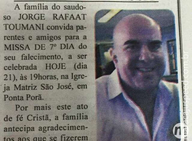 Missa de 7º dia da morte de Rafaat será em ingreja do lado brasileiro Missa de 7º dia da morte de Rafaat será em ingreja do lado brasileiro