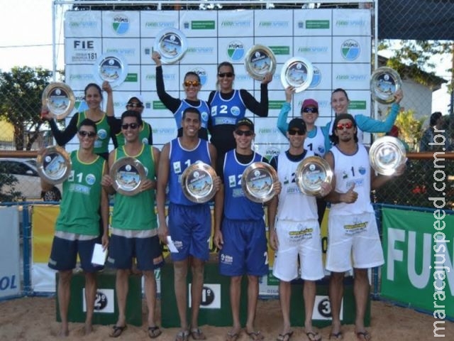 Circuito Estadual de Vôlei de Praia divulga duplas vencedoras em MS Circuito Estadual de Vôlei de Praia divulga duplas vencedoras em MS