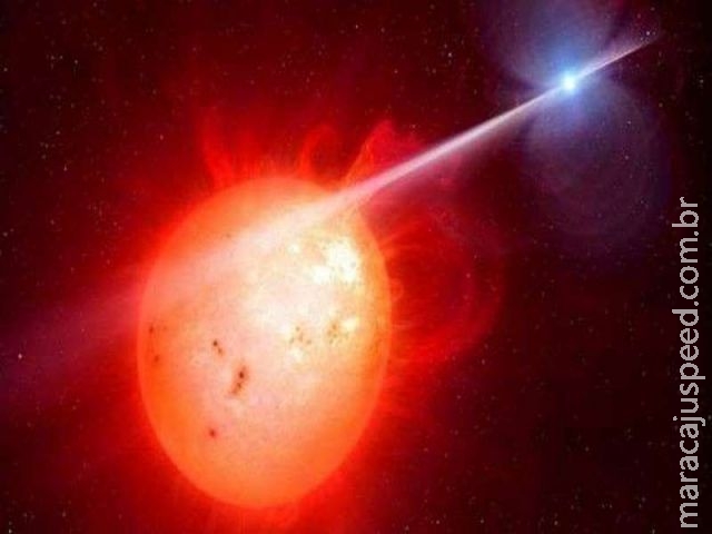 Telescópio capta pela 1ª vez estrela que dispara raios Telescópio capta pela 1ª vez estrela que dispara raios