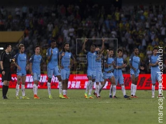 Manchester City vence Borussia Dortmund em amistoso na China Manchester City vence Borussia Dortmund em amistoso na China