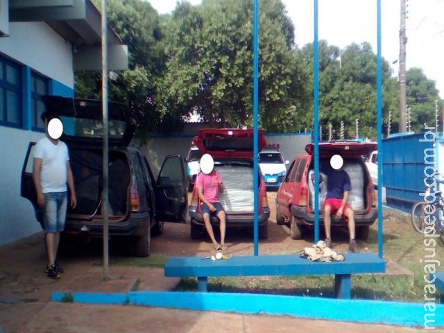 PM de Maracaju apreende mercadorias oriundas do Paraguai PM de Maracaju apreende mercadorias oriundas do Paraguai