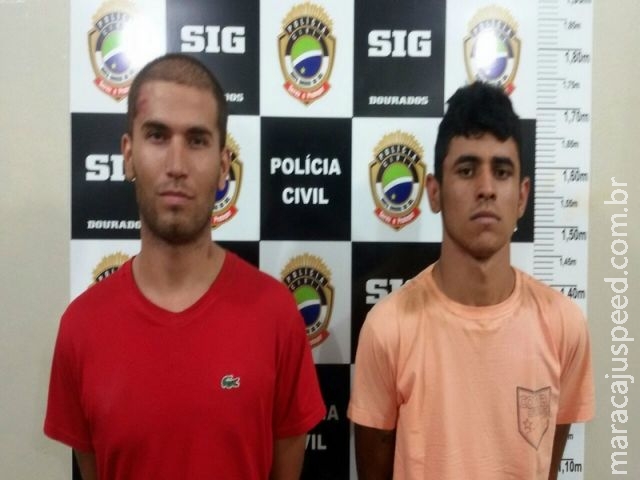 Dourados: Polícia frustra falso frete acertado através de aplicativo de celular e dupla é presa em flagrante e um dos autores é morador de Maracaju Dourados: Polícia frustra falso frete acertado através de aplicativo de celular e dupla é presa em flagrante e um dos autores é morador de Maracaju