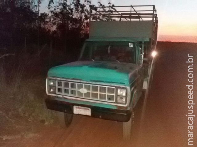 PMA, PM e Polícia Civil apreendem veículo furtado utilizado em furtos de gado PMA, PM e Polícia Civil apreendem veículo furtado utilizado em furtos de gado