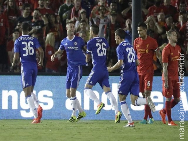 Chelsea segura pressão do Liverpool e estreia bem em torneio nos EUA Chelsea segura pressão do Liverpool e estreia bem em torneio nos EUA