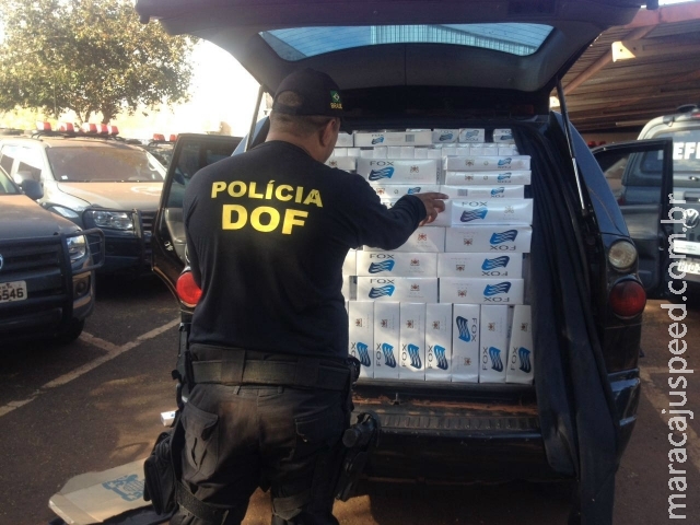 Jovem é preso com carga de cigarro avaliada em R$ 90 mil
