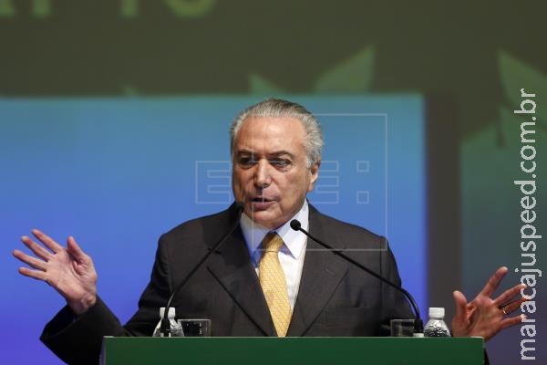 Temer destaca papel do agronegócio e pede reunificação nacional por empregos