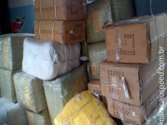 Polícia Militar de Maracaju apreende mercadorias oriundas do Paraguai Polícia Militar de Maracaju apreende mercadorias oriundas do Paraguai