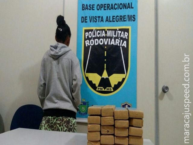 Maracaju: PRE BOP Vista Alegre apreende 15 kg de maconha com adolescente de 17 anos