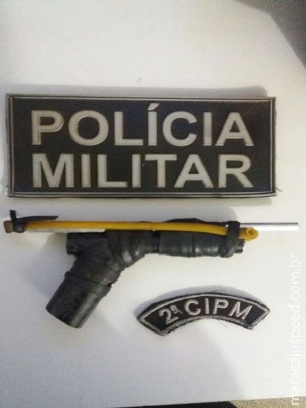 Policia Militar de Maracaju apreende “arma de fogo” artesanal