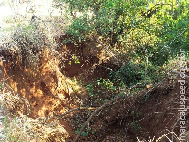 Fazendeira de MS é multada em R$ 30 mil por erosão em área de preservação Fazendeira de MS é multada em R$ 30 mil por erosão em área de preservação
