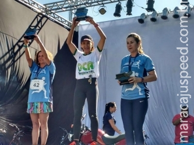 Corredora douradense treina forte para próximas competições Corredora douradense treina forte para próximas competições