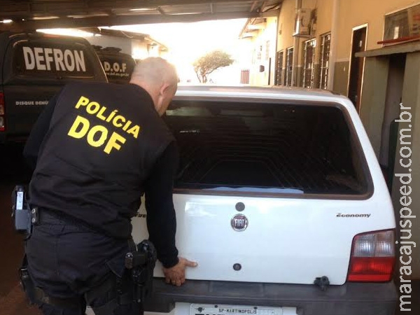 Douradense é presa por receptação de veículo