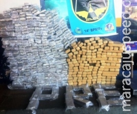 Polícia apreende 400 kg de maconha na BR-276 que iriam para SP