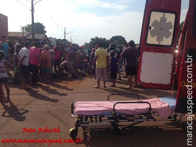 Maracaju: Colisão entre carro e moto na vila Juquita deixa motociclista com fratura grave Maracaju: Colisão entre carro e moto na vila Juquita deixa motociclista com fratura grave