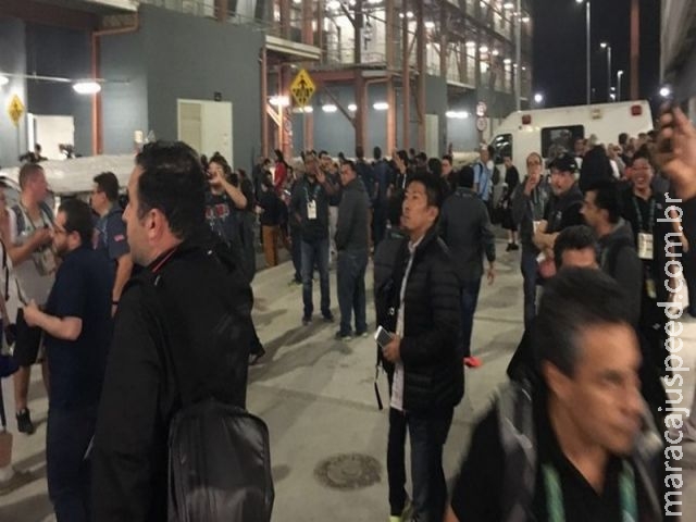 Centro de Mídia é evacuado após acionamento acidental de alarme Centro de Mídia é evacuado após acionamento acidental de alarme