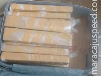 Passageira é presa em Dourados com droga na mala
